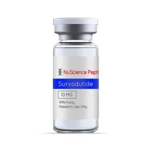 NuScience Peptides survodutide peptide 10mg research vial