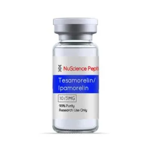 Tesamorelin Ipamorelin blend research peptide 10mg 3mg lyophilized vial